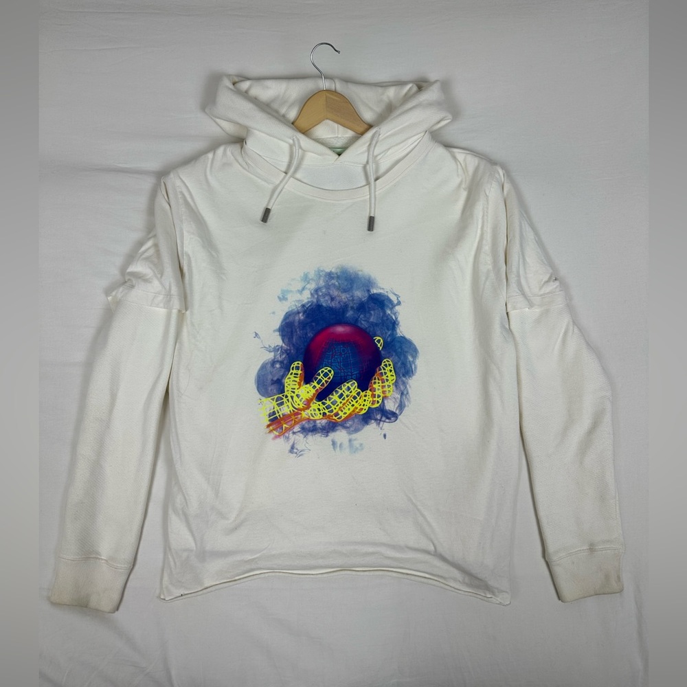 Off-White Globe Print Hoodie